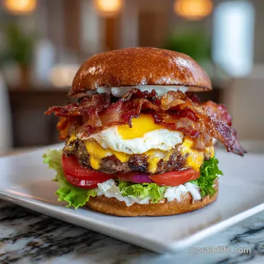 Cheeseburger Meatloaf with Pickles & Bacon