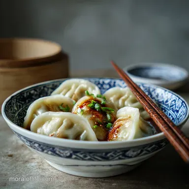 Chinese Dumplings Recipe: Traditional Chinese Dumplings Recipe Card