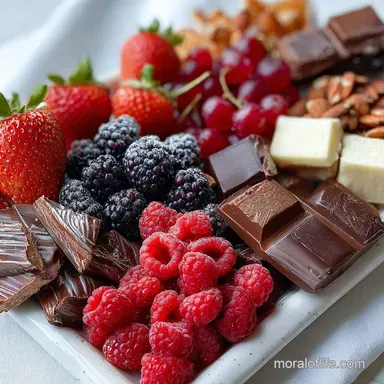 Chocolate Berry Charcuterie Board Ready in 20 Minutes