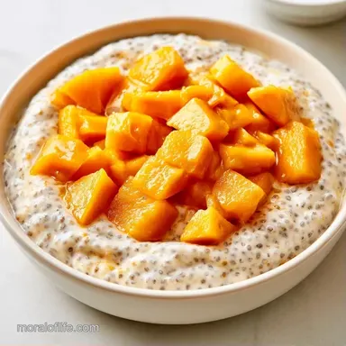 Coconut Chia Pudding Meal Prep Recipe Card