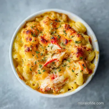 Crab Mac and Cheese Recipe for 8 Servings