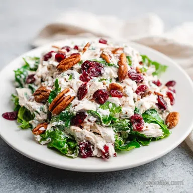 Cranberry Pecan Chicken Salad Meal Prep Recipe Card