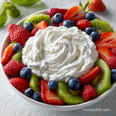 Cream Cheese Dip for Fruit in 5 Minutes Recipe Card