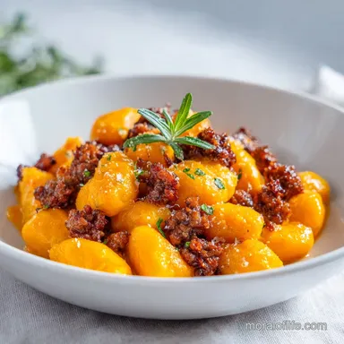 Butternut Squash Gnocchi with Sausage: Pan-Seared in 30 Min