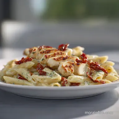 Chicken Mozzarella Pasta in 30 Minutes Recipe Card