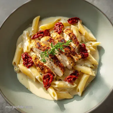 Chicken Mozzarella Pasta in 30 Minutes