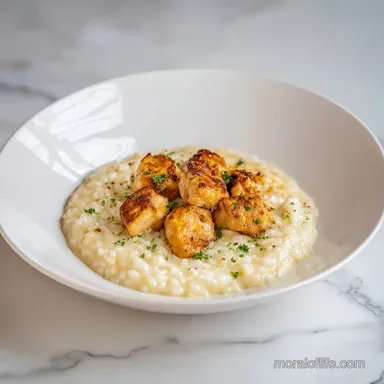 Creamy Chicken Risotto in 45 Minutes Recipe Card