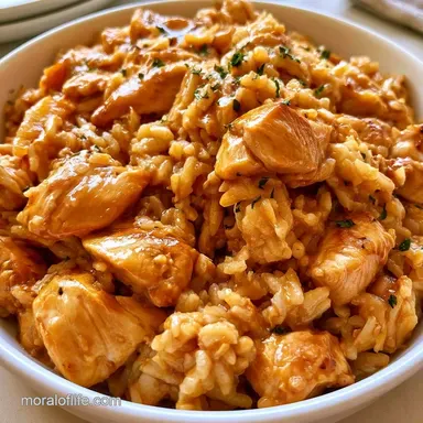 Crockpot Chicken Rice for 6 Servings Recipe Card