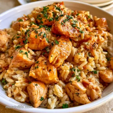 Crockpot Chicken Rice for 6 Servings