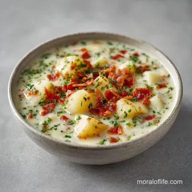 Creamy Clam Chowder in 50 Minutes Recipe Card