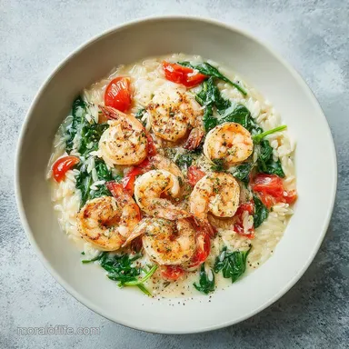 Shrimp Orzo: One-Pot and Creamy Recipe Card