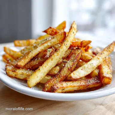 Air Fryer French Fries: Crispy Homemade Fries for 4 Servings