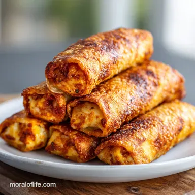 Crispy Air Fryer Pizza Rolls in 10 Minutes
