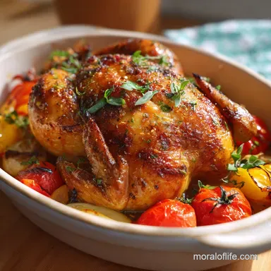 Roasted Chicken with Paprika in 1 Hour
