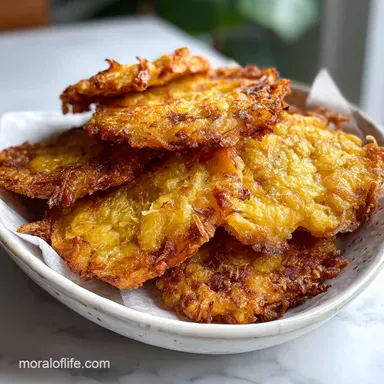 Tostones: Crispy Double-Fried Plantain Discs Recipe Card