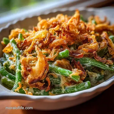Crockpot Green Bean Casserole: Creamy Bacon Delight