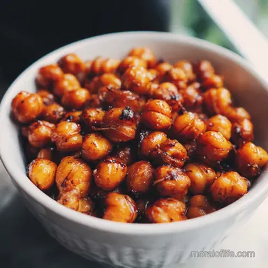 Daniel Fast Snack with Roasted Chickpeas: Crispy Recipe Card