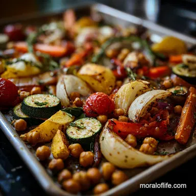 Daniel Fast Food Recipe with Roasted Vegetables: Warm & Sweet Recipe Card