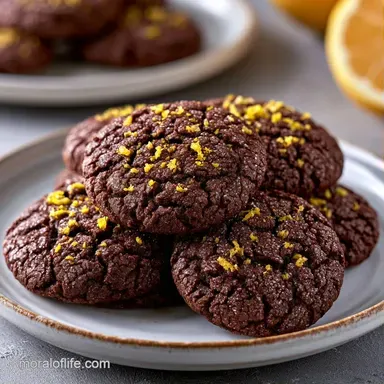 Double Chocolate Lemon Cookies in 22 Min Recipe Card