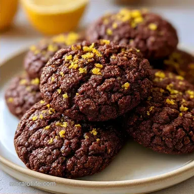 Double Chocolate Lemon Cookies in 22 Min