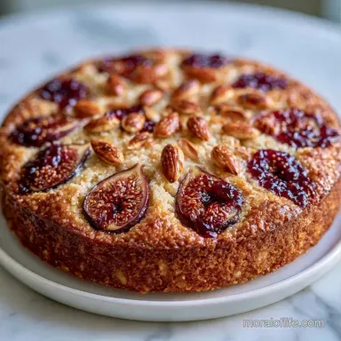 Dried Fig and Almond Cake for 6 Servings Recipe Card