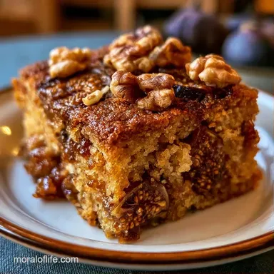 Dried Fig and Walnut Cake in 75 Minutes Recipe Card
