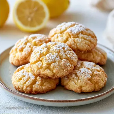 Easy Chewy Lemon Cookies in 25 Minutes