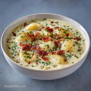 Easy Creamy Clam Soup for 6 Servings