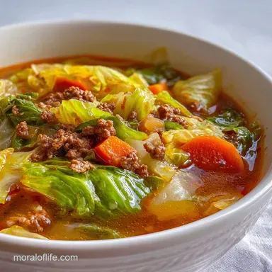 Easy Stuffed Cabbage Soup Recipe in 45 Minutes Recipe Card