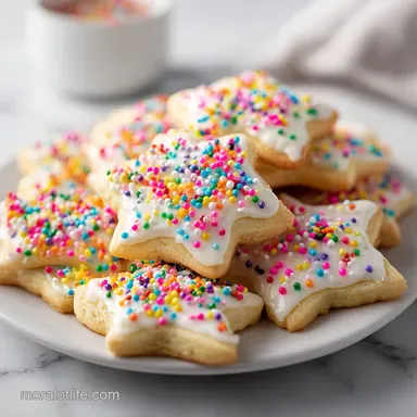 Easy Sugar Cookie Icing in 5 Minutes with Glossy Firm Finish Recipe Card