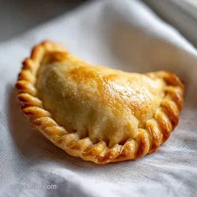 Empanada Dough Recipe for Baking - Flaky Homemade Crust Recipe Card