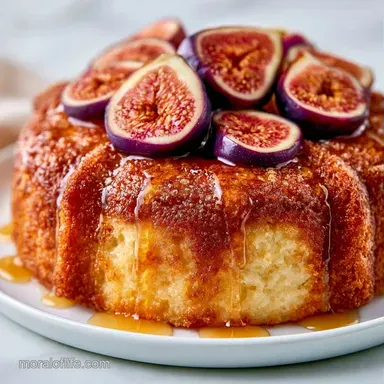 Fig Ricotta Cake for 8 Servings Recipe Card