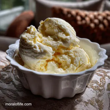 French Vanilla Ice Cream with Silky Custard Recipe Card