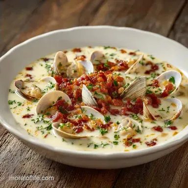 Fresh Clam Chowder Recipe for 6 Servings