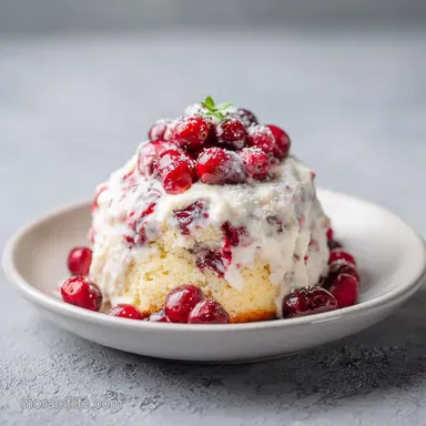 Cranberry Cake Recipe: Moist and Tender with Orange Zest Recipe Card