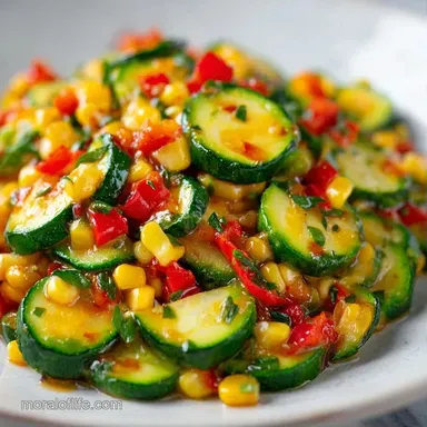 Fresh Summer Vegetarian Meal in 35 Minutes Recipe Card
