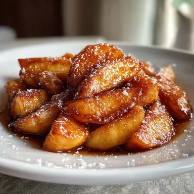 Recipe for Fried Apples: Velvety Glazed Treat