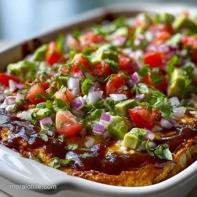 Best 7 Layer Dip Recipe for Game Day with Refried Beans Ready in 30 Min Recipe Card