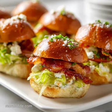 BLT Sliders Recipe: Baked in 20 Minutes with Garlic Butter Recipe Card
