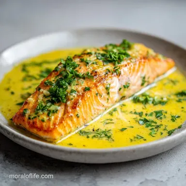 Garlic Butter Salmon with Crispy Skin in 15 Min