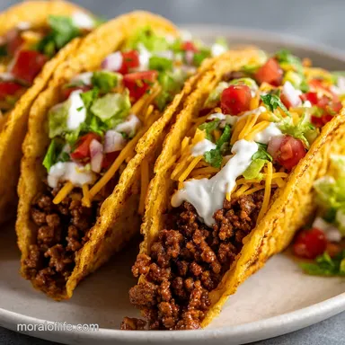 Ground Beef Tacos in 20 Minutes Recipe Card
