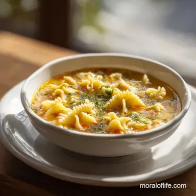 Chicken and Stars Soup in 40 Minutes