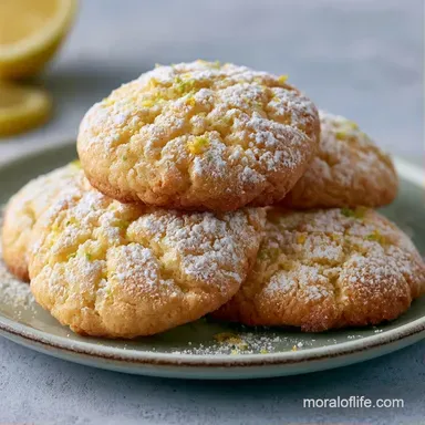 Lemon Butter Cookies in 45 Minutes Recipe Card