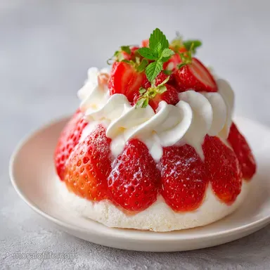 Homemade Strawberry Cake Recipe with Fresh Strawberry Reduction