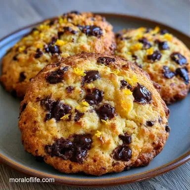 Lemon Chocolate Chip Cookies in 20 Min Recipe Card