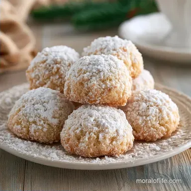 Lemon Snowball Cookies in 27 Minutes