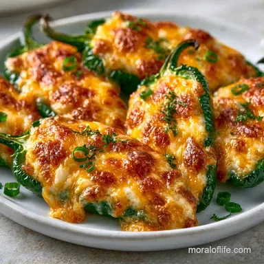 Low Calorie Baked Jalapeno Poppers for 4 Recipe Card