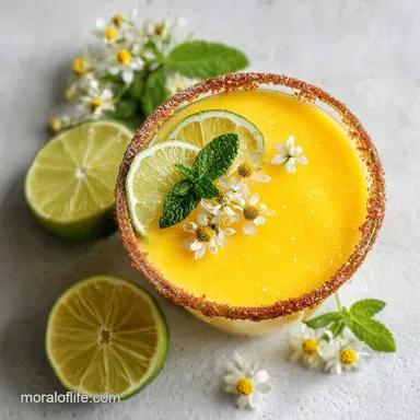 Mango Margarita Mix: Make-Ahead Party Ready Recipe Card