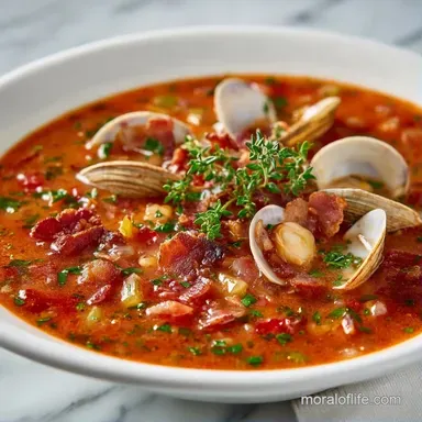 Manhattan Chowder for 6 Servings Recipe Card