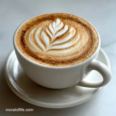 Mochaccino Recipe: Velvety Microfoam Over Melting Dark Chocolate Recipe Card